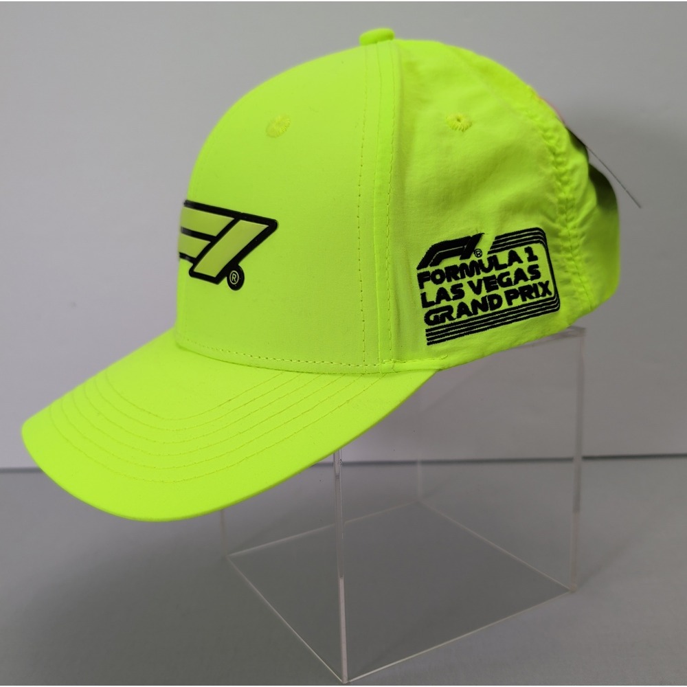 Formula 1 Las Vegas Grand Prix Hat Neon Yellow F1 Performance Cap New With Tags
